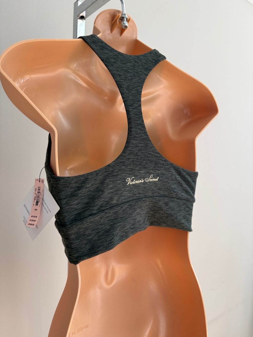 Victoria's Secret Dark Green Twist-Front Sports Bralette, BNWT Size M - Picture 7 of 11